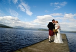 Bride and Groom at Loch Lomond